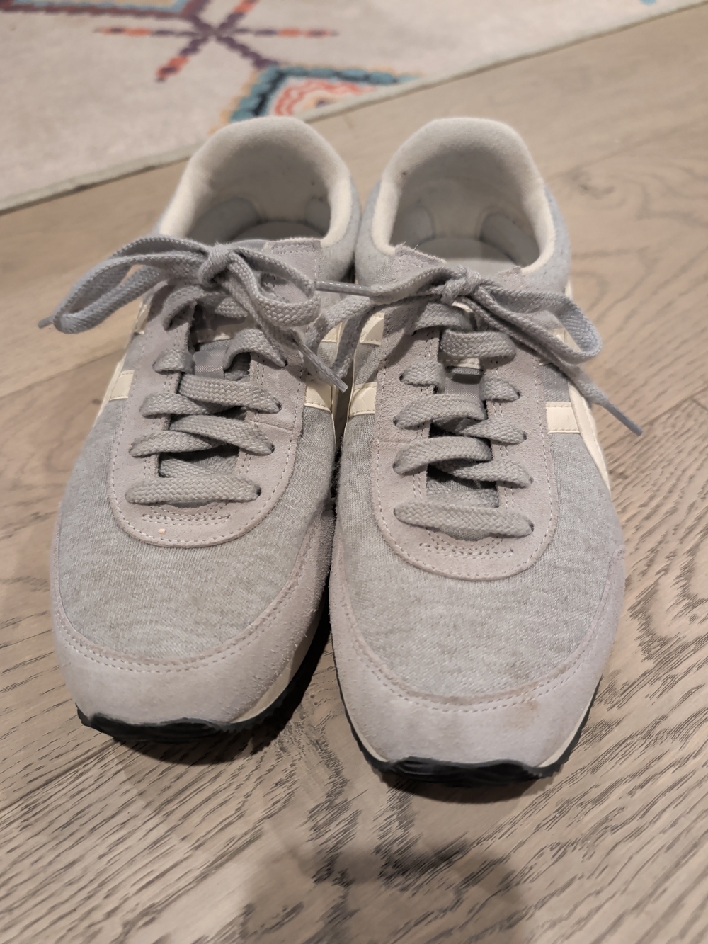 Onitsuka Tiger by Asics Light Gray and White Women's Sneakers